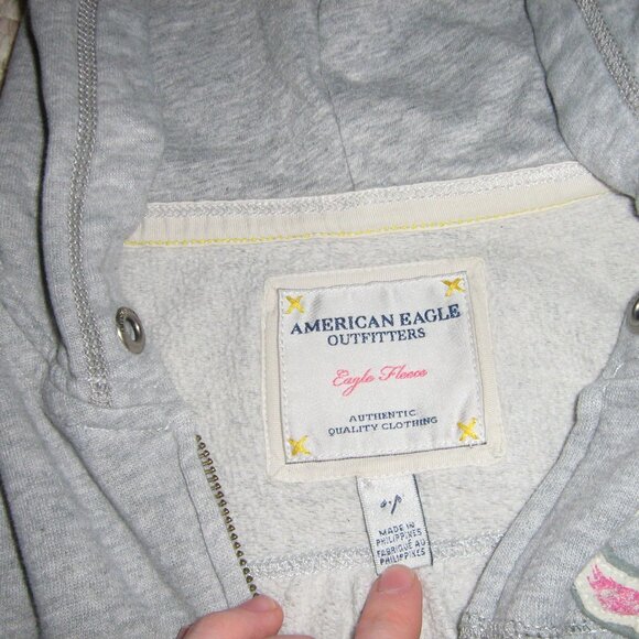 American eagle short sleeve zip up hoodie - Picture 2 of 3